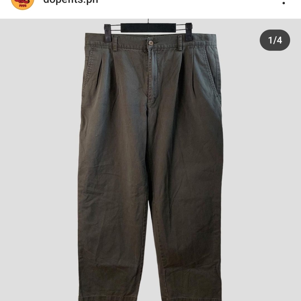 VINTAGE CALVIN KLEIN GREY COTTON PANTS  36X30